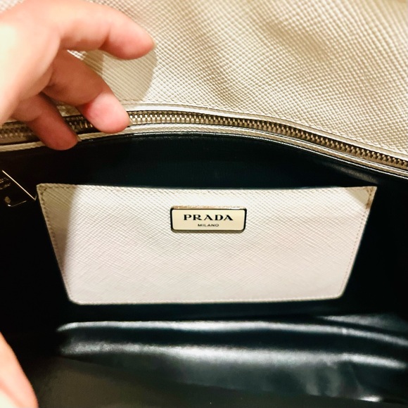 Prada Saffiano Leather Satchel - Picture 9 of 16